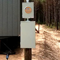 utility poles